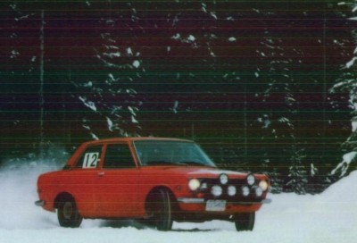 Red Rally Car '960000-Winter.JPG