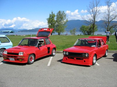 Lenord's R5 and somebodys red 510