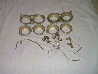 headlamp mounting brackets, coil brackets