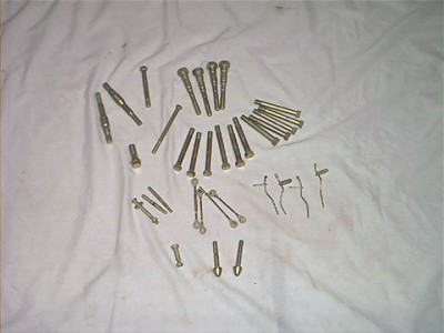 washer jets, bolts, pins &amp; misc hardware