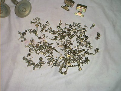 my favorite!!  small nuts, bolts, screws, springs etc etc