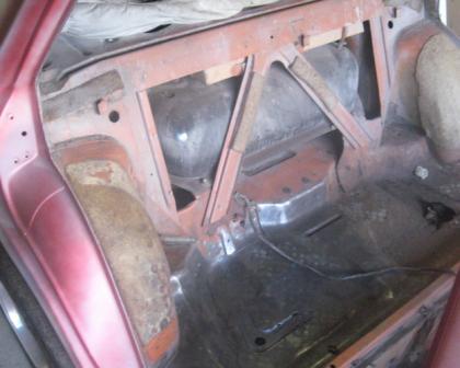 After pulling up the sound deadening I discovered more cancer.... still not as bad as the other car though
