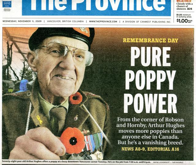 Art took everything seriously, including his Annual Poppy Drive effort, raising no less than $14K in the last many years