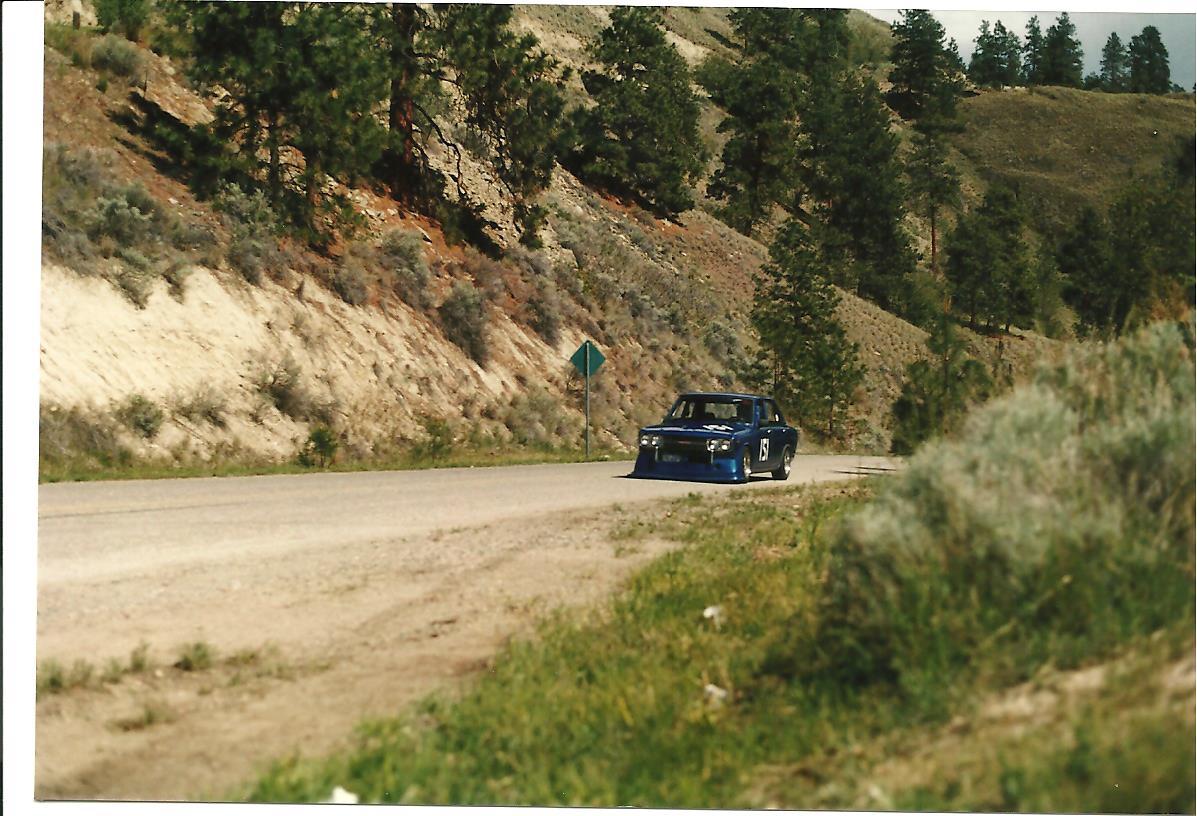 who: Chickenhead Racing's 510, Brad James<br />where: Knox Mountain, Kelowna BC, 1992ish?
