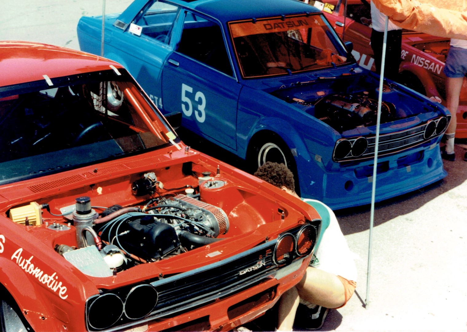Georges working on his 510