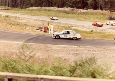 Trevor exiting the hairpin